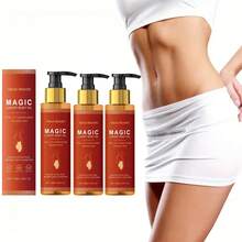 3pcs-Body Massage Oil, Daily Body Relaxation Massage Care Oil For Moisturizing, Firming And Softening The Skin - Hyaluronic Acid - 查看 1