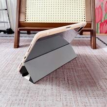 1 件装黑白抽象花卉图案高清亚克力背壳保护套，带笔槽、多角度磁吸支架和自动休眠/唤醒功能，平板电脑保护套兼容 iPad Pro/Air、三星和小米 Pad 5/6/28。 - 彩色 - 查看 9