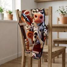 1 pièce, Tablier en polyester à motif animal, convient pour la cuisine, la cuisson et le jardinage - peut être utilisé comme tenue pour la cuisine et la salle à manger - Multicolore - Voir 7