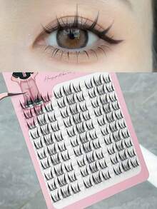 Bộ mi giả MIXIAOHE Comic Night Cat, kiểu dáng tự nhiên, mềm mại, dễ dàng tự làm cho người mới bắt đầu. - C - Xem 2