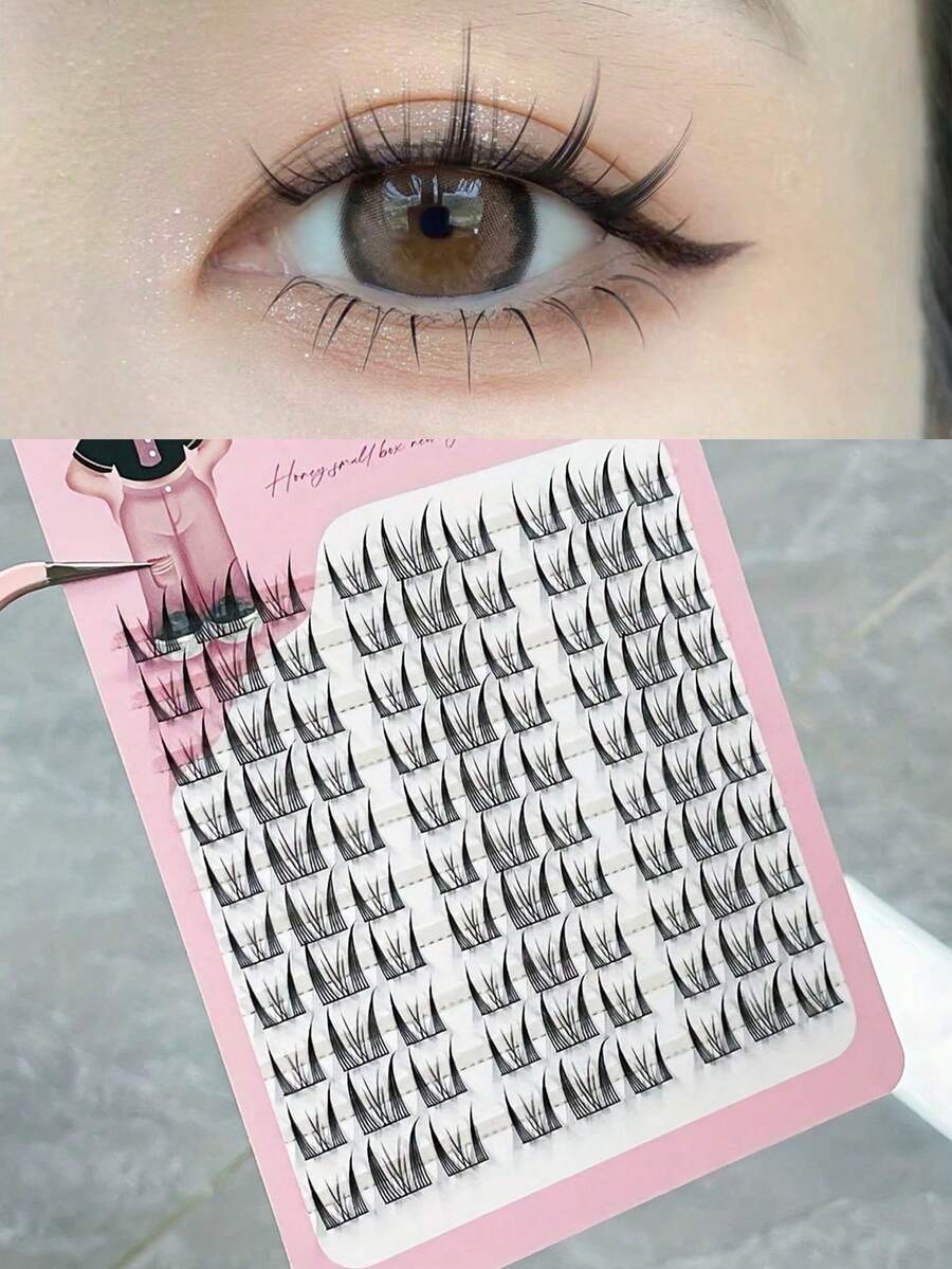 Bộ mi giả MIXIAOHE Comic Night Cat, kiểu dáng tự nhiên, mềm mại, dễ dàng tự làm cho người mới bắt đầu.