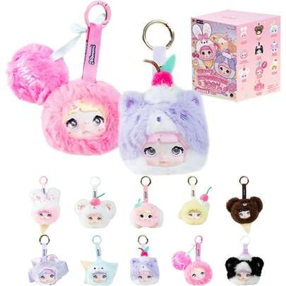  Nommi 100% Sweet Series Blind Box (Non-Plush Filled), Figurine Decor, Portable Accessory, Daily Surprise Gift, Warm Creative Gift For Friends, Colleagues, Relatives On Halloween, New Year, Christmas