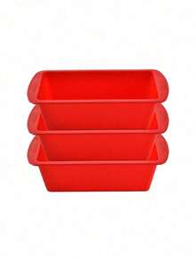[6 piezas/4 piezas/3 piezas/1 pieza] Molde de silicona mini para tostadas, molde de pan antiadherente apto para hornear pan, pastel, hamburguesa, resistente a 4-230°C, se puede usar en horno, microondas, freidora de aire, también para refrigeración y congelación, molde de silicona para pasteles, molde de silicona para pan, molde para hornear, herramienta para hornear pan, bandeja para hornear antiadherente - Multicolor - Ver 16