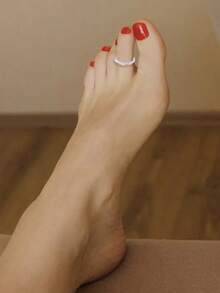 4件套简约18K镀金多款立方氧化锆可调节脚趾戒指套装，适合女性夏季海滩及日常佩戴 - 4件裝腳戒 - 查看 8