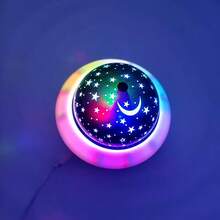USB LED 迪斯可燈 投影燈 派對氛圍燈 RGB 迪斯可球 音樂控制與自動模式 舞台燈 迪斯可派對燈 家居裝飾 生日 - 彩色光 - 查看 8