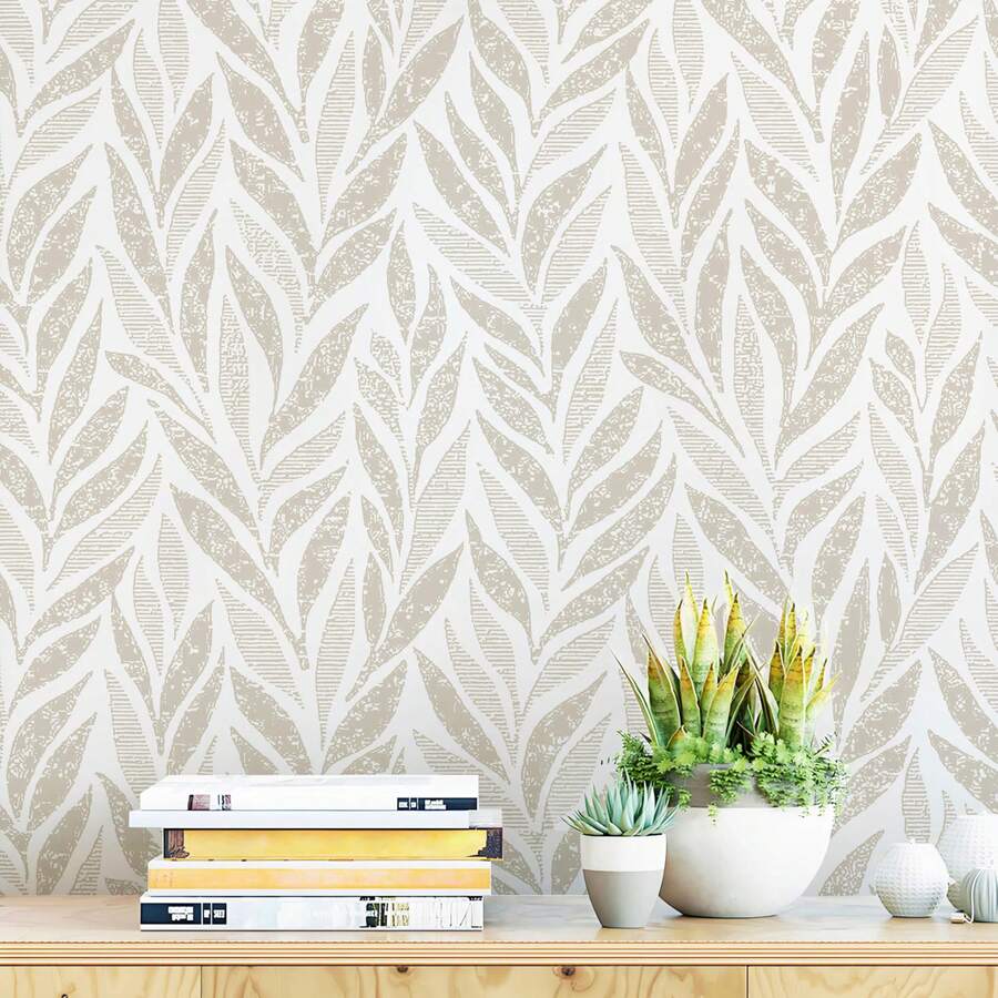 Giấy dán tường tự dính phong cách Boho hiện đại, giấy dán tường tự dính, giấy dán tường có thể tháo rời cho phòng ngủ, phòng tắm, dạng cuộn vinyl. - 1PC - Xem 1