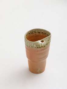 1 cốc sứ nung 550ml có ống hút, cốc cà phê, cốc sữa, cốc nước bằng sứ nung kiểu Mỹ sáng tạo, cốc nước sứ dung tích lớn hình dáng độc đáo có ống hút, cốc retro sáng tạo, cốc cà phê gốm thô - Nhiều màu - Xem 9