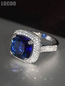1 PC Romantic Cubic Zirconia Ring For Women For Wedding Engagement Anniversary Party Jewelry Valentine's Day Gift - 1# - View 5