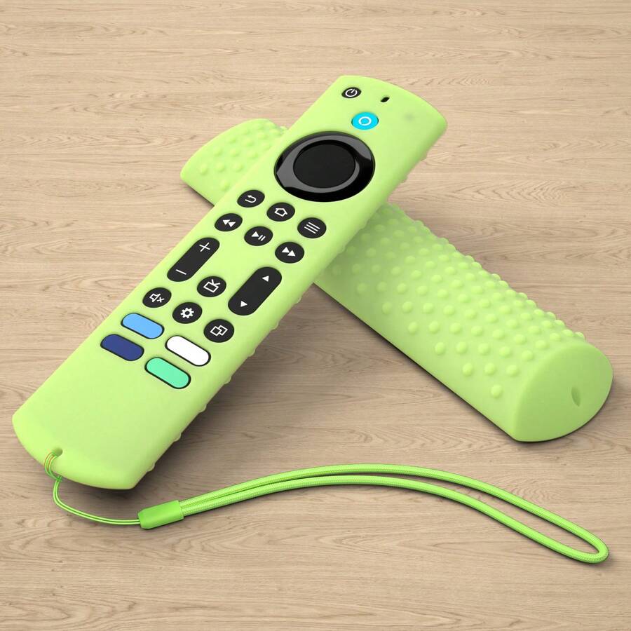 Silicone Protective Case For Fire TV Stick 4K Max 2nd Gen 2023 Remote Control, Compatible With And Insignia TV Voice Control NS-RCFNA-21 - Multicolor - View 1