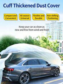 1 tấm phủ xe dùng một lần, trong suốt, chống mọi thời tiết, dày dặn, chống bụi, dùng được cả 4 mùa. - Tấm phủ xe dùng một lần - Xem 1