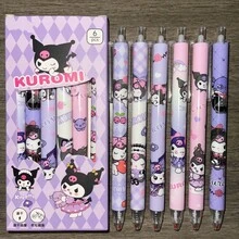 SANRIO [Bộ sản phẩm bán chạy] 6 bút bi đen 0.5mm có thể thu gọn - Món quà hoàn hảo, lý tưởng cho người hâm mộ - Nhiều màu - Xem 7