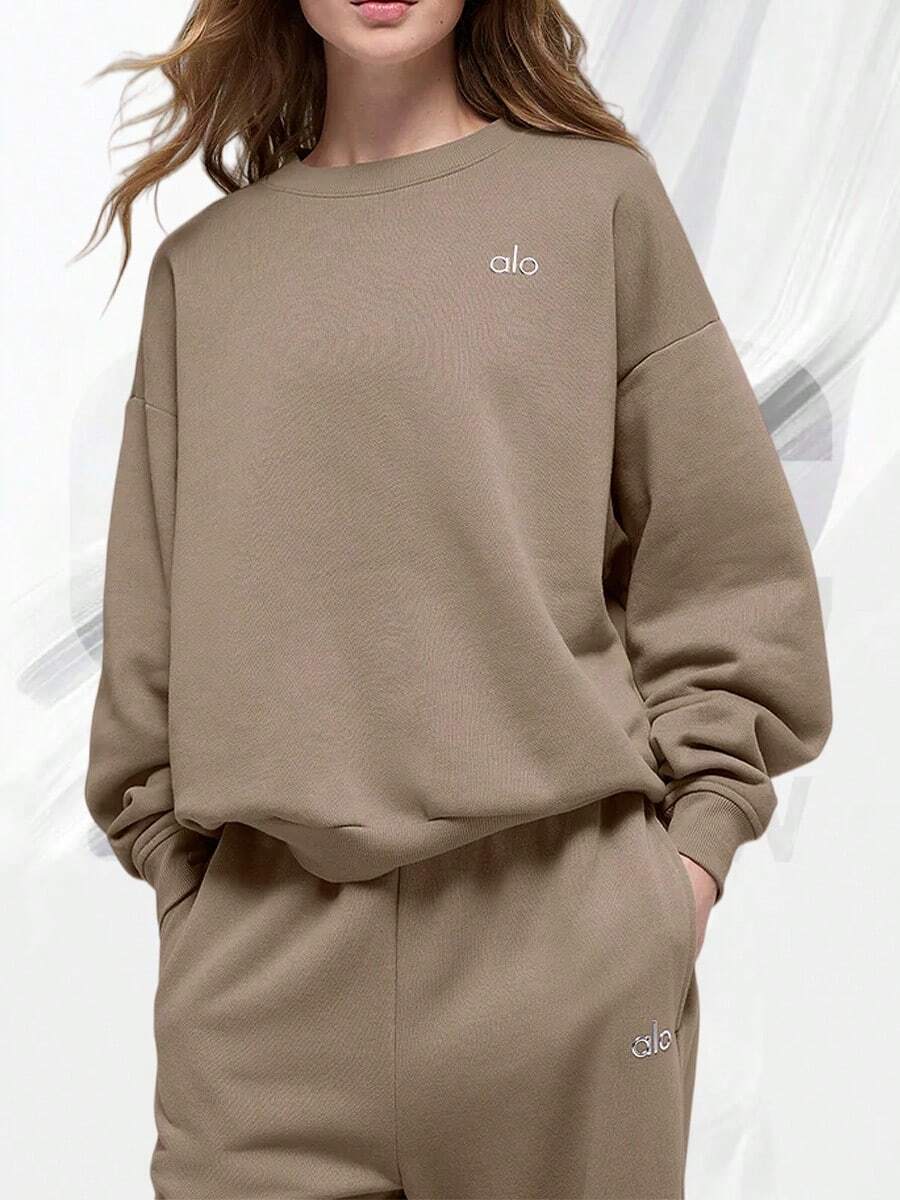 Accolade Crew Neck Pullover - 碎石 - 查看 1