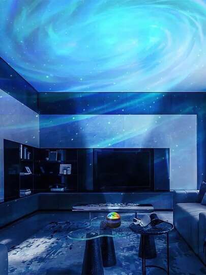 1 قطعة مصباح إسقاط النجوم، ضوء أجواء السماء النجمية، إضاءة ليلية للأثاث بريموت كنترول، مناسب لغرفة النوم وغرفة المعيشة، مصباح أرضي رومانسي، مصباح عرض خلفية الصور، مثالي لديكور المنزل والهالوين والكريسماس ومكتب العمل والديكور الجداري، هدية مثالية للتخييم والحفلات وأعياد الميلاد والكريسماس