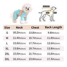 Áo khoác mỏng có mũ cho chó Poodle, Teddy, Bichon Frise và các giống chó nhỏ, kiểu dáng thời trang. - Màu xanh bạc hà - Xem 2