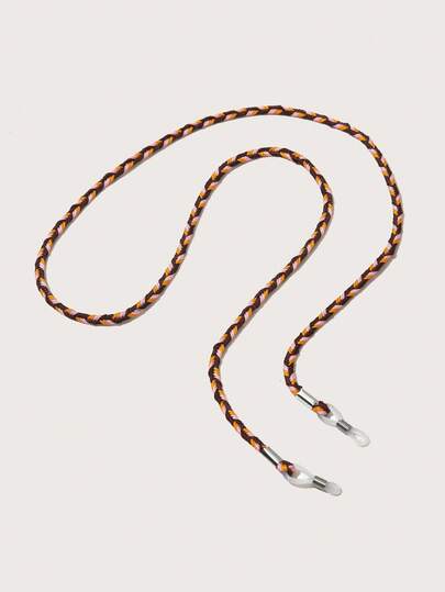 1pc Women's Knitted Eyeglasses Chain, Holiday Essential Fashion Glasses Chain, Reading Glasses Hanging Chain, Fashion Eyewear Lanyard Anti-Lost Chain