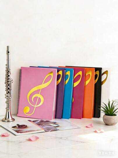 1 bìa đựng bản nhạc A4 màu đen, bìa đựng bản nhạc chuyên nghiệp A4, nhiều màu sắc để lựa chọn, sổ tay xoắn ốc hai mặt 20 tờ/40 trang, chống chói, có các tab điều chỉnh, phù hợp cho biểu diễn, học tập, luyện tập, thiết kế chủ đề âm nhạc, tương thích với đàn piano/bàn phím hình tam giác, đàn piano, guitar, violin, là dụng cụ sắp xếp bản nhạc chuyên nghiệp lý tưởng cho các buổi biểu diễn.