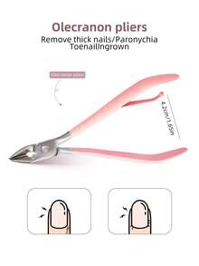 2/7/10/16pcs Professional Manicure Set, Pedicure Set, Nail Clipper Set, Luxury Travel Case Included, Suitable For Friends & Family, Pink Ladies Version - Pink - View 9