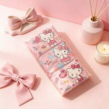 9pcs/Pack Sanrio KT Cat Cute Cartoon Printed Pocket Tissue Paper, 3-Ply Soft Facial Tissues, Suitable For Daily Cleaning And Travel - Multicolor - View 8