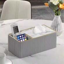 PU Leather Rectangular Tissue Box Cover - Multi-Functional Organizer With Hidden Storage Compartment, Tissue Box Holder And Remote Control Pocket, End Table And Nightstand Decor For Bedroom, Living Space, And Office, Applicable For Home Kitchen Bedroom Living Room Dining Room, Home Decor Accessories, Decorative Box, Ladies Wedding Gift, Essential For Summer Travel Holidays - Multicolor - View 16