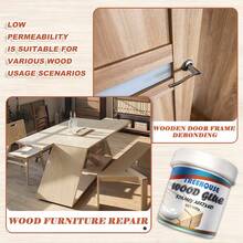 Keo dán gỗ màu trắng, keo dán gỗ cường độ cao, khô nhanh, dùng để sửa chữa đồ gỗ và đồ thủ công DIY, không gây ố màu, chỉ sử dụng trong nhà. - Keo dán gỗ - Xem 8
