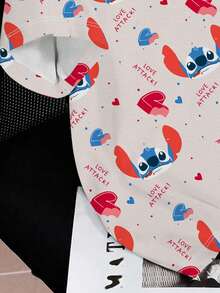 Áo thun nam Disney Stitch phong cách thường ngày, thích hợp mặc ở nhà. - Nhiều màu - Xem 4