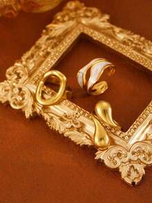 RAYQUEEN 3件套不锈钢时尚开口戒指套装，适合日常佩戴和节日送礼 - 套裝 - 查看 3