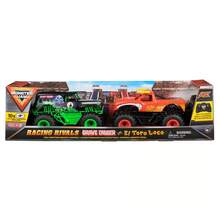 Monster Jam Official Grave Digger Vs El Toro Loco Racing Rivals Remote Control Monster Trucks - 1:24 Scale - 2 Pk - 1 - View 1