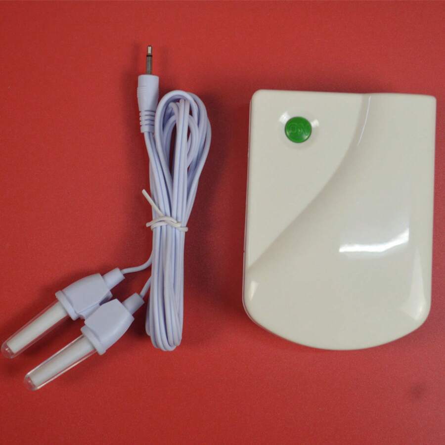 White Device To Relieve Congestion With Green Button And Red Light. - White - View 1