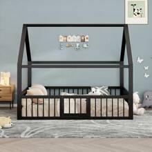 Bed Frames - 黑色 + 金屬 + 140厘米*200厘米 - 查看 2