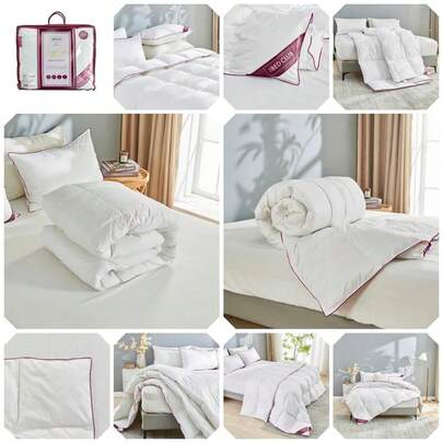 LUXURY HOTEL QUALITY DOWN DUVET SUPER KING SIZE QUILT 13.5 TOG 100% MICROFIBER