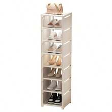1pc Adjustable 4/6/8 Tier Metal Shoe Rack With Non-Woven Dust Cover, Space Saving, Easy Assembly, Suitable For Entryway, Bedroom, Hallway, Fit For Sneakers - Multicolor - View 13
