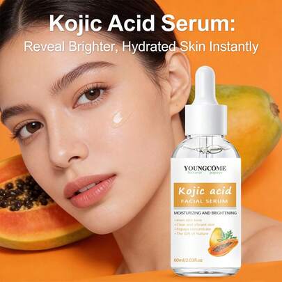  YOUNGCOME 天然木瓜曲酸面部精华液 | 保湿滋养 | 均匀肤色，令肌肤清透亮泽，蕴含木瓜浓缩精华 1.35/2.03 液盎司