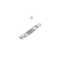 Kẹp cổ áo len cardigan kiểu cổ điển, kẹp eo nữ, kẹp cài áo sơ mi, kẹp cài quần áo. - Bạc - Xem 6