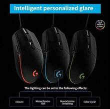G102 Wired Gaming Mouse: Customizable RGB Lighting Effects, Lightweight Design Suitable For Players With Small To Medium Hands. - View 6