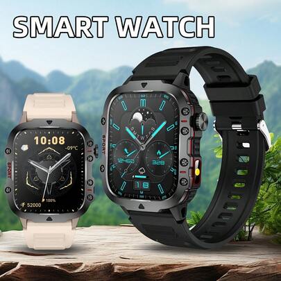 ERUN 这款智能运动手表具备无线通话、多种表盘、天气预报、音乐控制、久坐和饮水提醒、多种活动模式、卡路里/距离跟踪和计步器等功能——这是一款时尚多功能的男女通用智能手表，是您的完美之选。