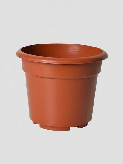 Chậu trồng cây bằng nhựa kiểu gốm sứ cỡ lớn, thích hợp sử dụng trong nhà và ngoài trời – Chậu trồng cây hình tròn.