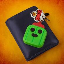 Supercell 1pc Official Brawl Stars Soft PU Material Stress Relief Plush Keychain, Cute Doll Backpack Pendant, Birthday Christmas Gift - Multiple Styles - View 9