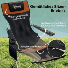 Patio Lounge Chair & Swing Chair - 橘色 - 查看 7