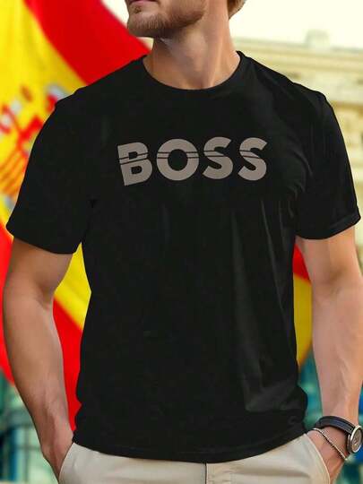 2026BOSS Herren T-Shirt Mode Casual leicht atmungsaktiv Sommer exklusives elegant für den täglichen Gebrauch bequem neue moderne Kollektion T-Shirt