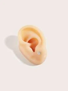 1pc Fashionable Casual Star Stud Earrings, Suitable For Women's Daily Wear - Star - View 10