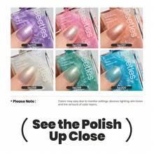 Beetles 6 Colors 7.5ml/0.25 Fl Oz Nail Polish Set - Love In Echo Quick Dry Spring Formula, Salon Long Lasting DIY Pastel Nail Art Gifts For Women - 6 Màu Pastel Mộng Mơ - Xem 3