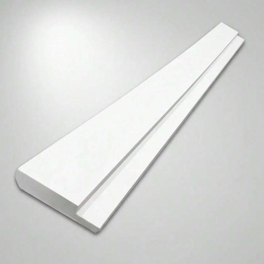 Moldura de Isopor Com Acabamento em Massa Premium Modelo ZQ01-15 15 Cm Metros Lineares Com 04 Cantos Fechados - 16 Metros Lineares - Visão 1
