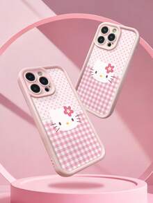 SANRIO 1个兼容加厚软硅胶保护壳，适用于苹果17 Air，防摔防滑，新款大耳朵狗卡通手机壳 - 粉色 - 查看 3