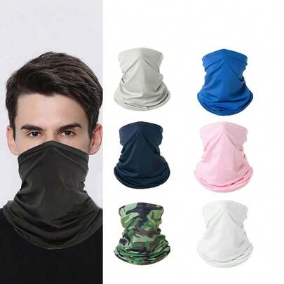 1 chiếc khẩu trang đi xe đạp unisex mùa xuân/hè, chống tia UV, thích hợp sử dụng hàng ngày, du lịch ngoài trời, leo núi, đạp xe, đi biển và các hoạt động khác.