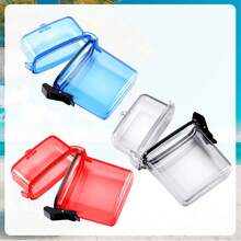 1pc Waterproof Transparent Cigarette Case, Holds Bank Cards, Cigarettes, Lighters, Lipsticks, Portable Storage Box With Strap, Ideal For Outdoor Beach Use - Transparent - View 10