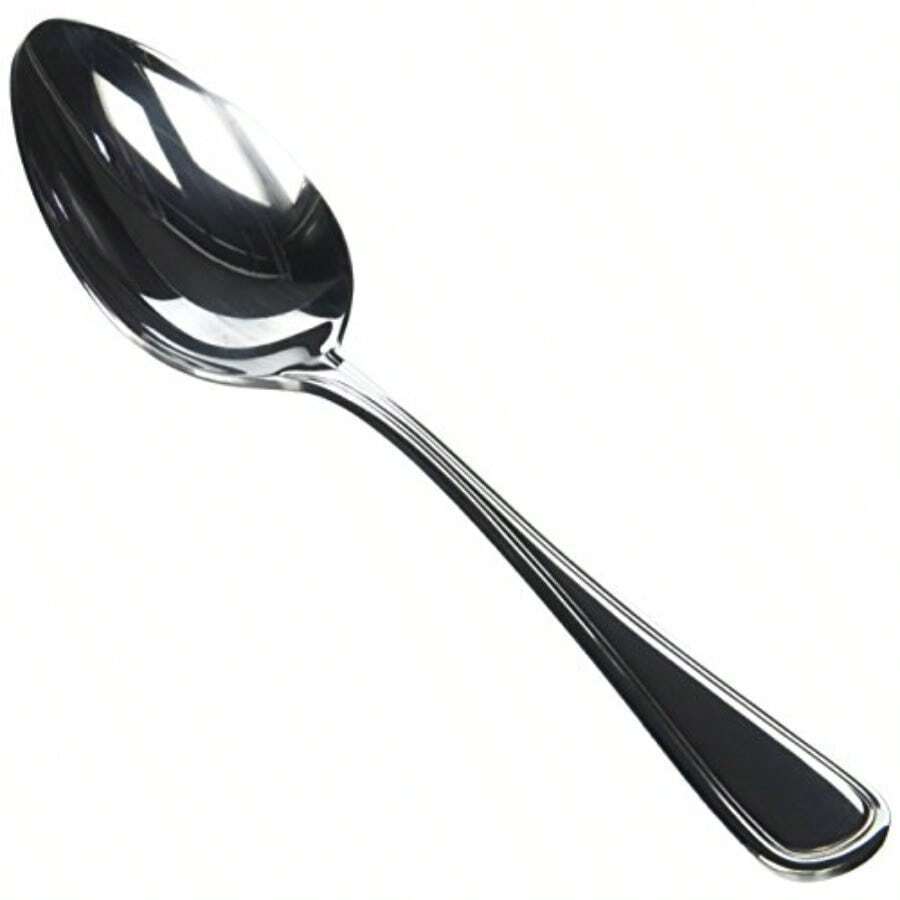 Winco Shangarila Cucharada de Acero Inoxidable Extra Pesado 9.5 Pulgadas Paquete de 12 - Acero inoxidable - Ver 1