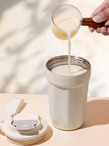 1pc Premium Elegant European Style Insulated Latte Coffee Cup, Suitable For Men And Women - Multicolor - View 7