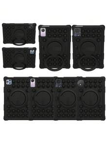 Ốp bảo vệ máy tính bảng 2 trong 1 dạng bóp với giá đỡ xoay 360°, tương thích với Honor Pad X8a 11"/X9 11.5", Matepad 10.4/11/SE, Pad SE 11", Xpad, Tab M11/M10 10.3", Galaxy Tab S9 FE/S10/S10 FE/S10 Lite, A11 Plus 11"/A11 8.7"/A9/A7 Lite, vỏ bảo vệ bằng silicon cho máy tính bảng. - màu đen - Xem 7