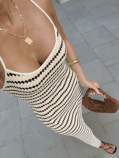 夏季服装，女士针织罩衫连衣裙，女士针织罩衫半身裙，夏季连衣裙，夏季套装，长裙，黑白连衣裙，伊比沙岛套装，妈妈衬衫，度假套装