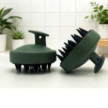 Lược gội đầu và massage giúp thư giãn da đầu, massage da đầu, giảm ngứa, loại bỏ gàu và massage sâu – làm trẻ hóa mái tóc của bạn! Sử dụng lược gội đầu này để tận hưởng từng khoảnh khắc thư giãn da đầu như ở spa. - Màu xanh lá cây đậm - Xem 4